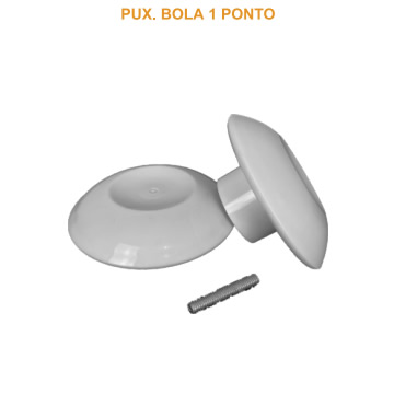 Puxador Bola Resina – PUX. BOLA 1 PONTO