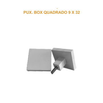 Puxador Box Quadrado – PUX. BOX QUADRADO (9 x 32 e 9 x 38)